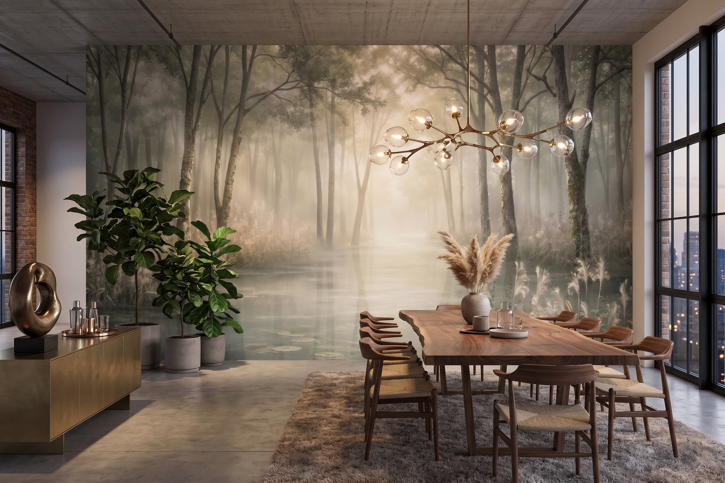 Vintage Foggy Swamp II