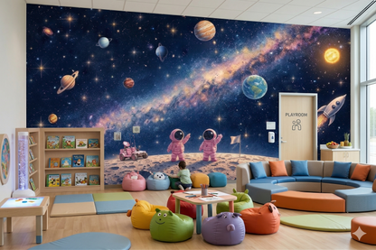 Astronautas en La Luna