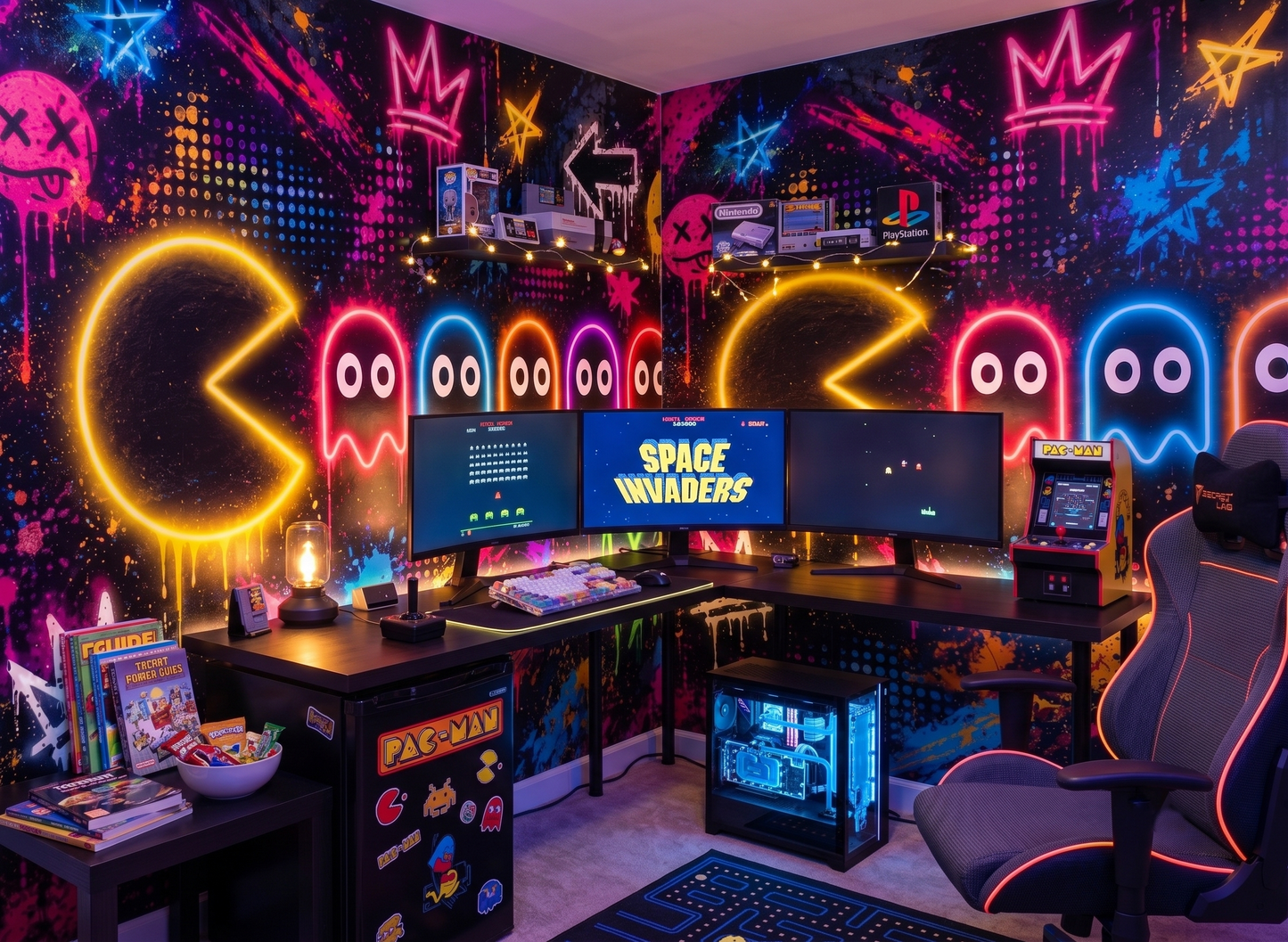 Gamer Room Neon Style II