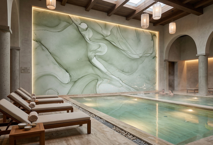 Cool Liquid Sage Marble II