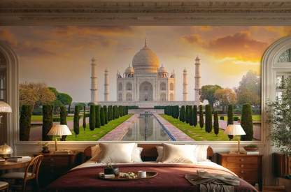 Beautiful Taj Mahal at Sunrise