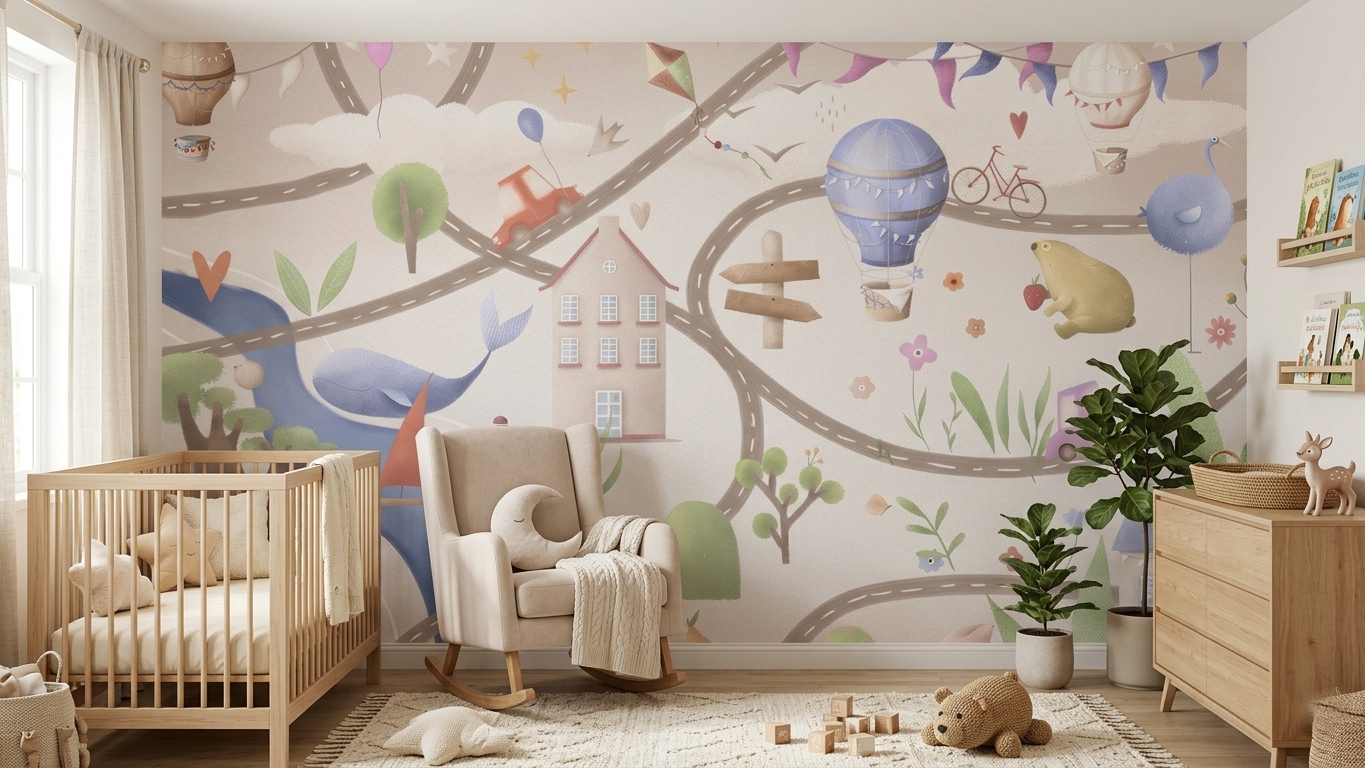 Carreteras, Animales y Casas
