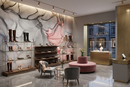 Cool Liquid Marble Pink & Grey