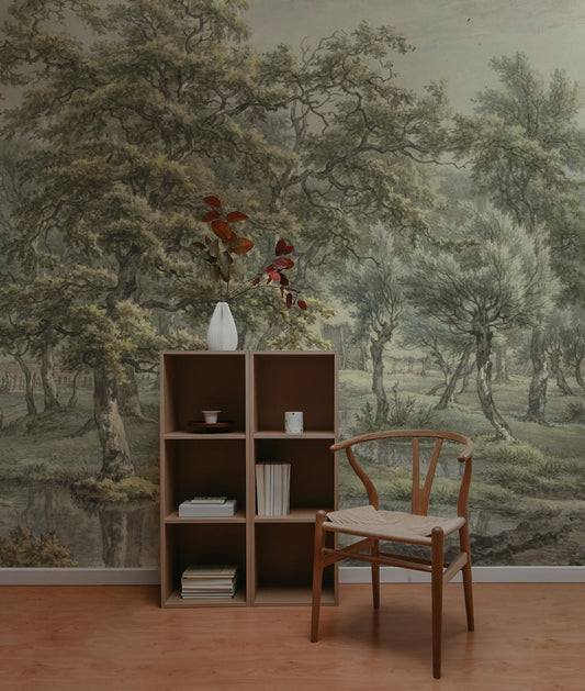 Landscape in Eext Vintage Wallpaper