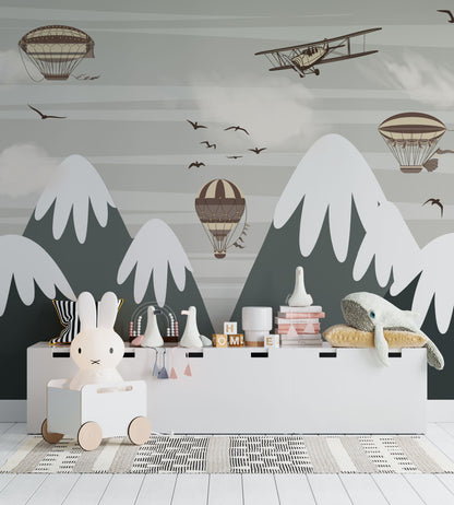 Europrint Montañas Nevadas, Globos Aeroplanos