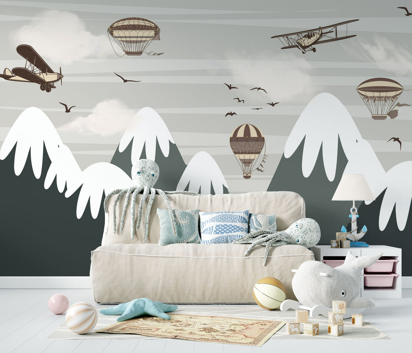 Europrint Montañas Nevadas, Globos Aeroplanos