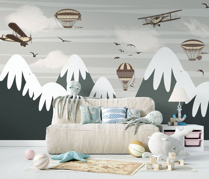 Europrint Montañas Nevadas, Globos Aeroplanos