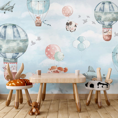 Europrint Cute Animals in Balloons