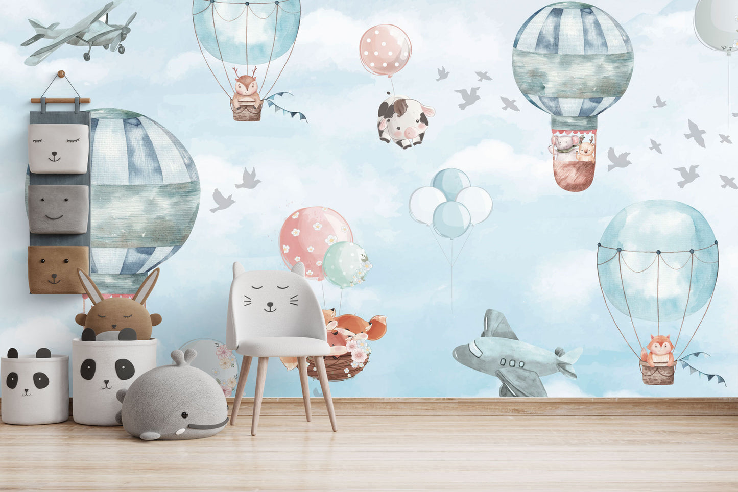 Europrint Cute Animals in Balloons