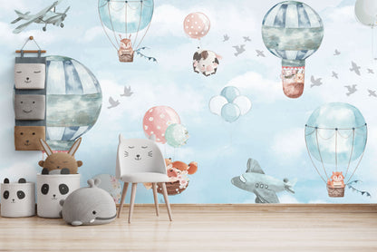 Europrint Cute Animals in Balloons