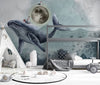 Europrint Whale, Lighthouse, Ocean and Moon