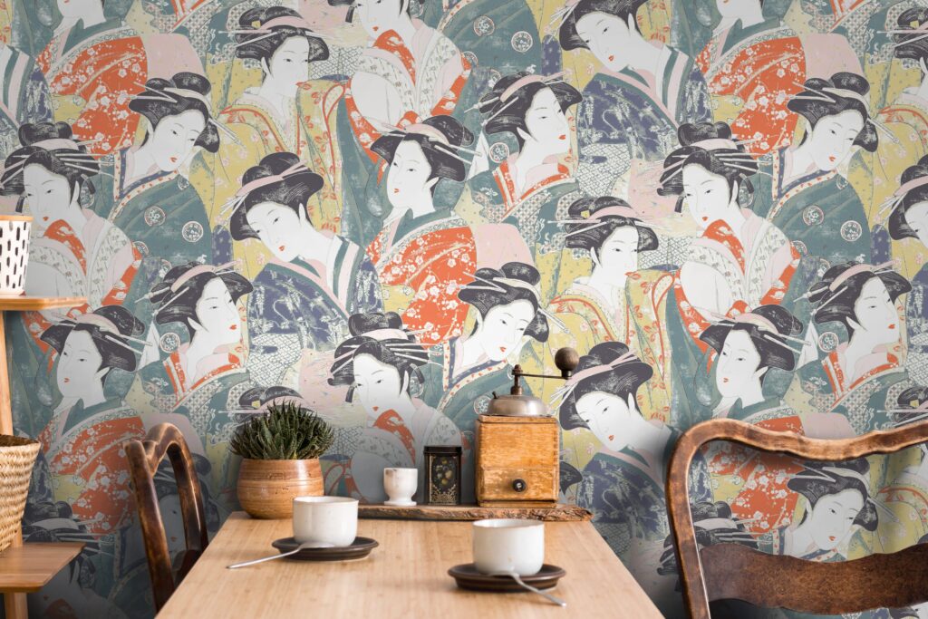 Mural de Geishas