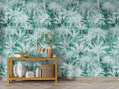 Mint Tropics Wallpaper