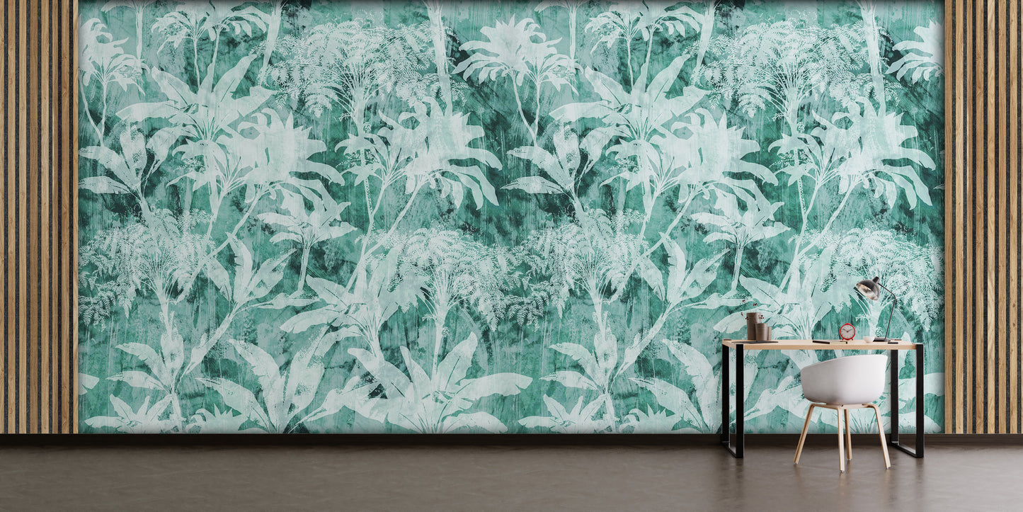 Mint Tropics Wallpaper