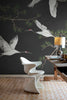 Majestic Cranes, Black