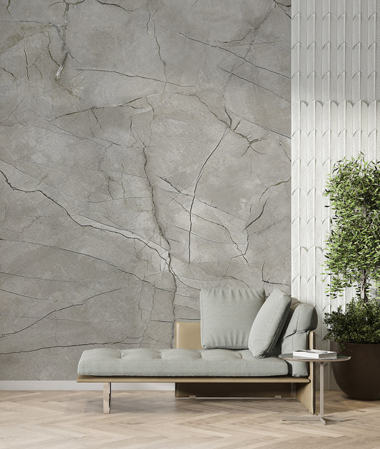 Marmol Greige Concreto con Venas Negras