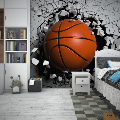 Basketball Breaking Wall