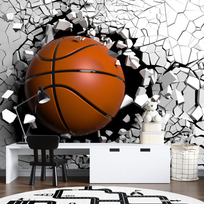 Basketball Breaking Wall