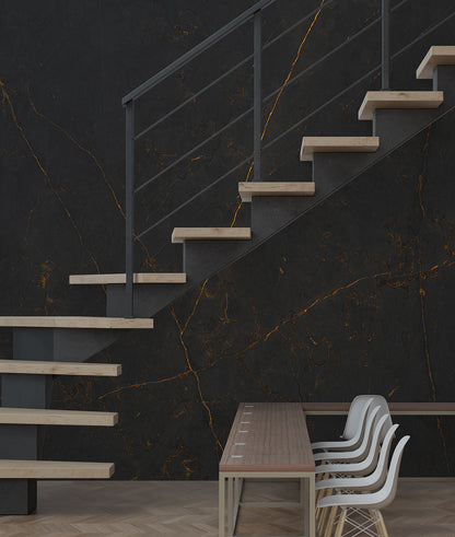 Lujoso Mármol Breccia Con Venas Naranja