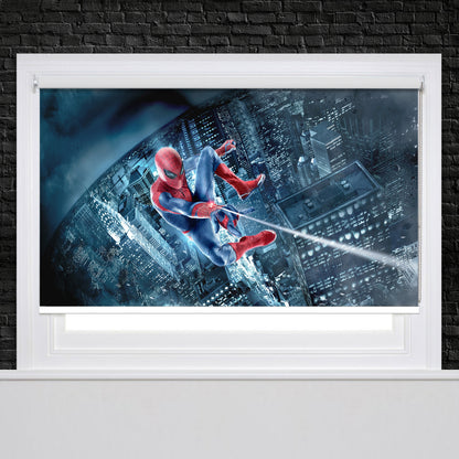 Persiana Enrollable Impresa Spiderman y Edificios