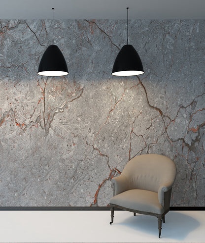 Marmol Gris Claro Vetas Ocre