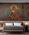 Buddah with Grunge Backgroumd