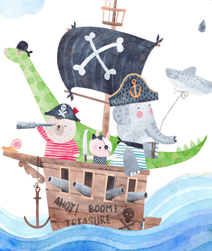 Barco Pirata y Animalitos