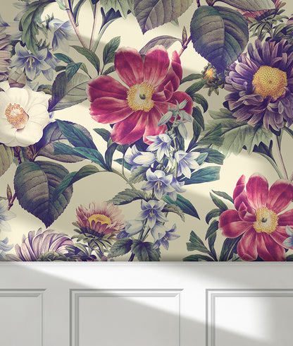 Patrón Floral Flores Preciosas