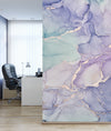 Cool Liquid Marble Blue Tones