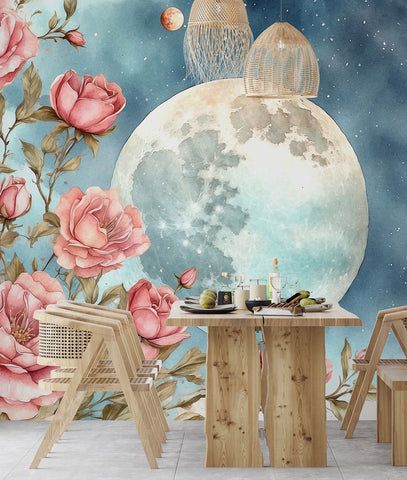 Roses and Romantic Moons