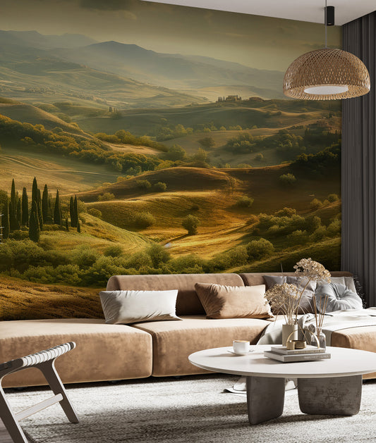 Ilustración Paisaje Campirano