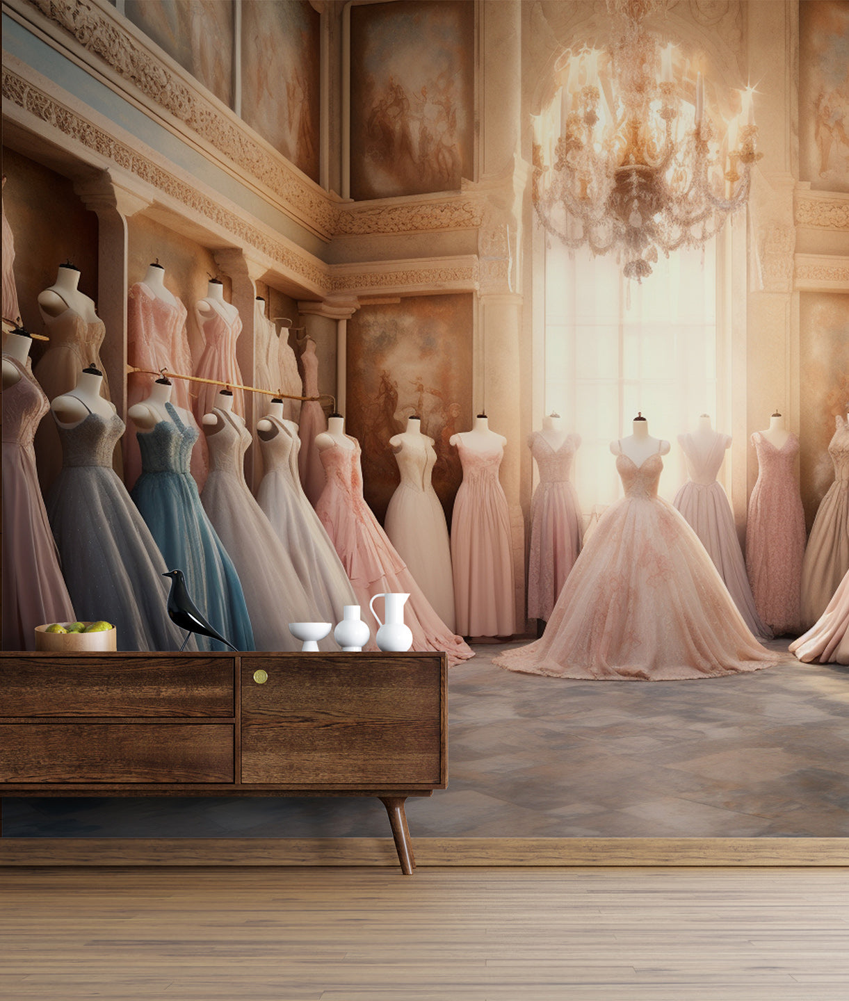 Aparadores Con Vestidos Estilo Princesas