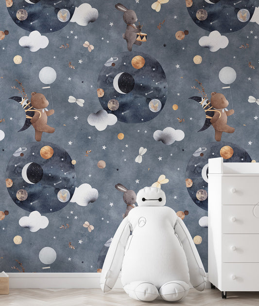 Cute Baby Animals and Moons