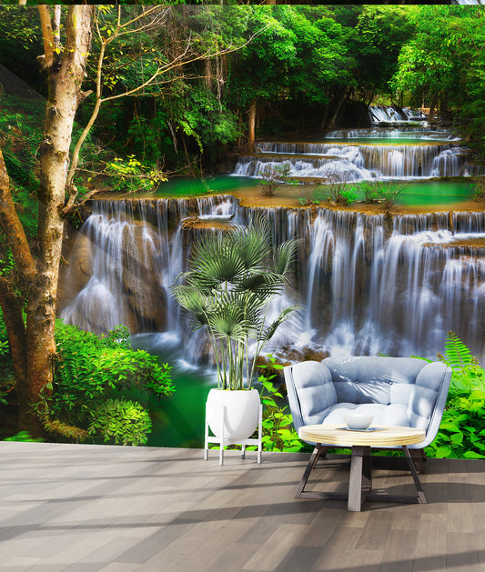 Paisaje Bosque y Cascada en Vietnam