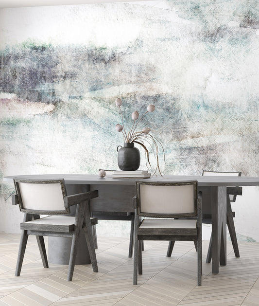 Green Tones Grunge Wall