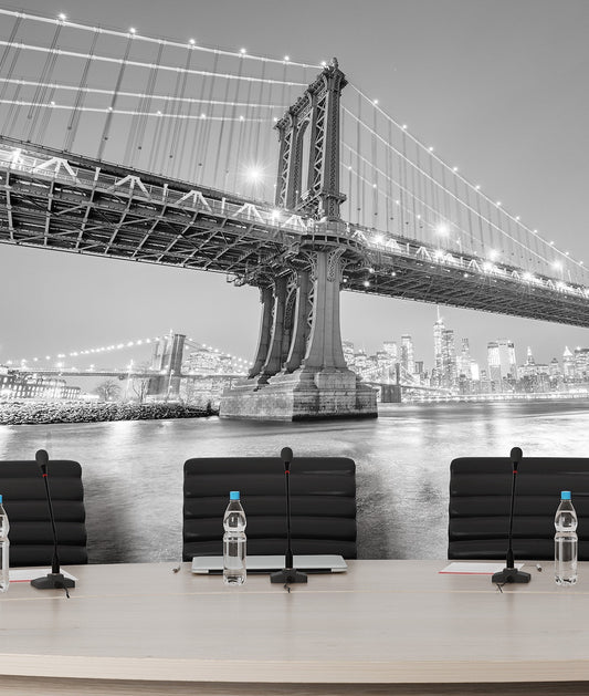 Black & White Brooklyn Bridge