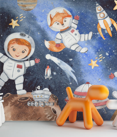 Niños y Animales Astronautas