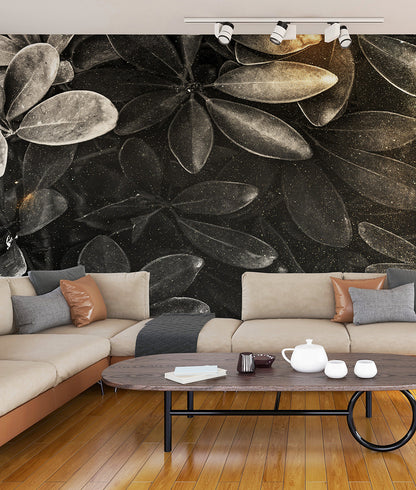 Glittery Flowers - Bronze