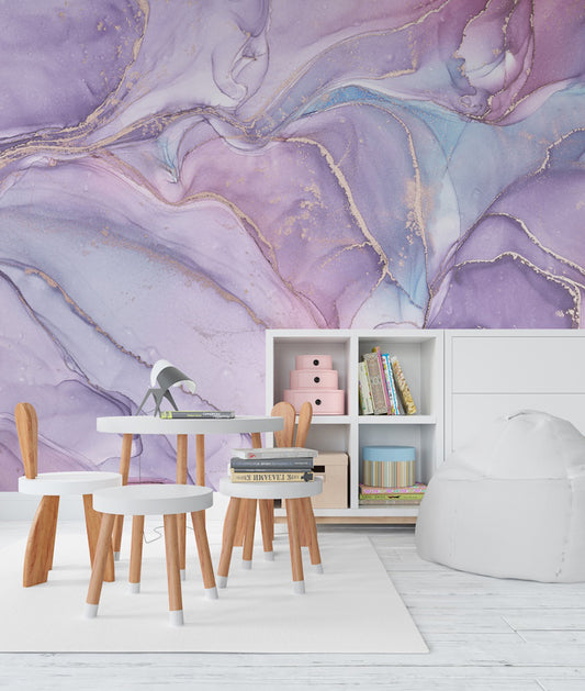 Marmoleado Rosa y Lila