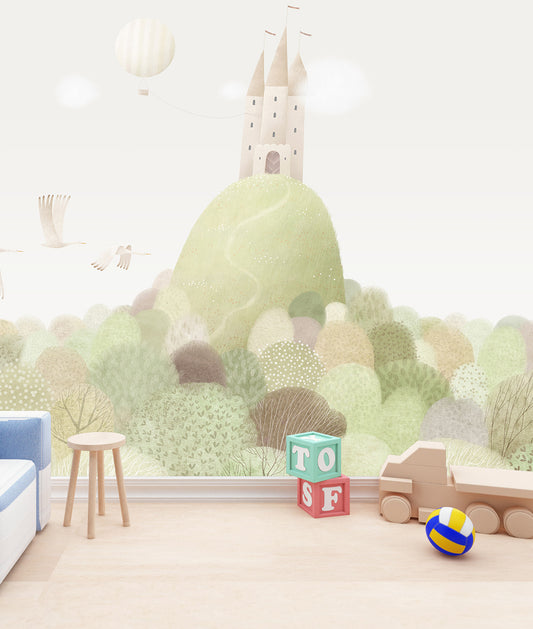 Ilustración Castillo en la Colina