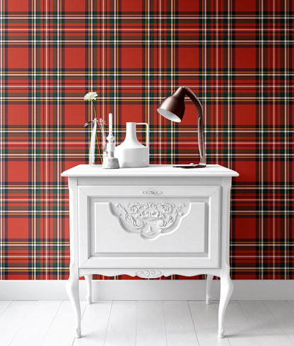 Royal Stewart Tartan Pattern I