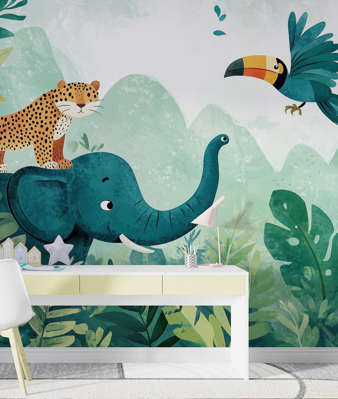 Selva Infantil Jaguar, Elefante y Tucanes