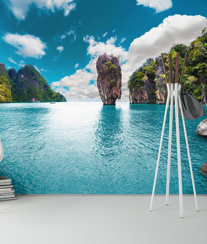 Pintoresco Paisaje Mar en Tailandia