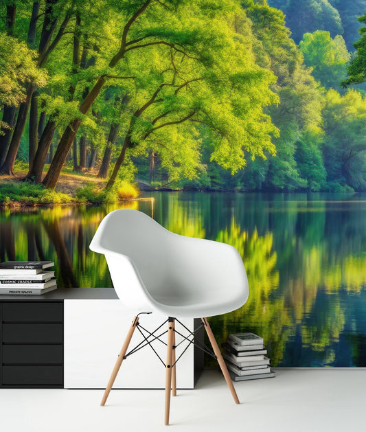 Paisaje Reflejo en el Lago