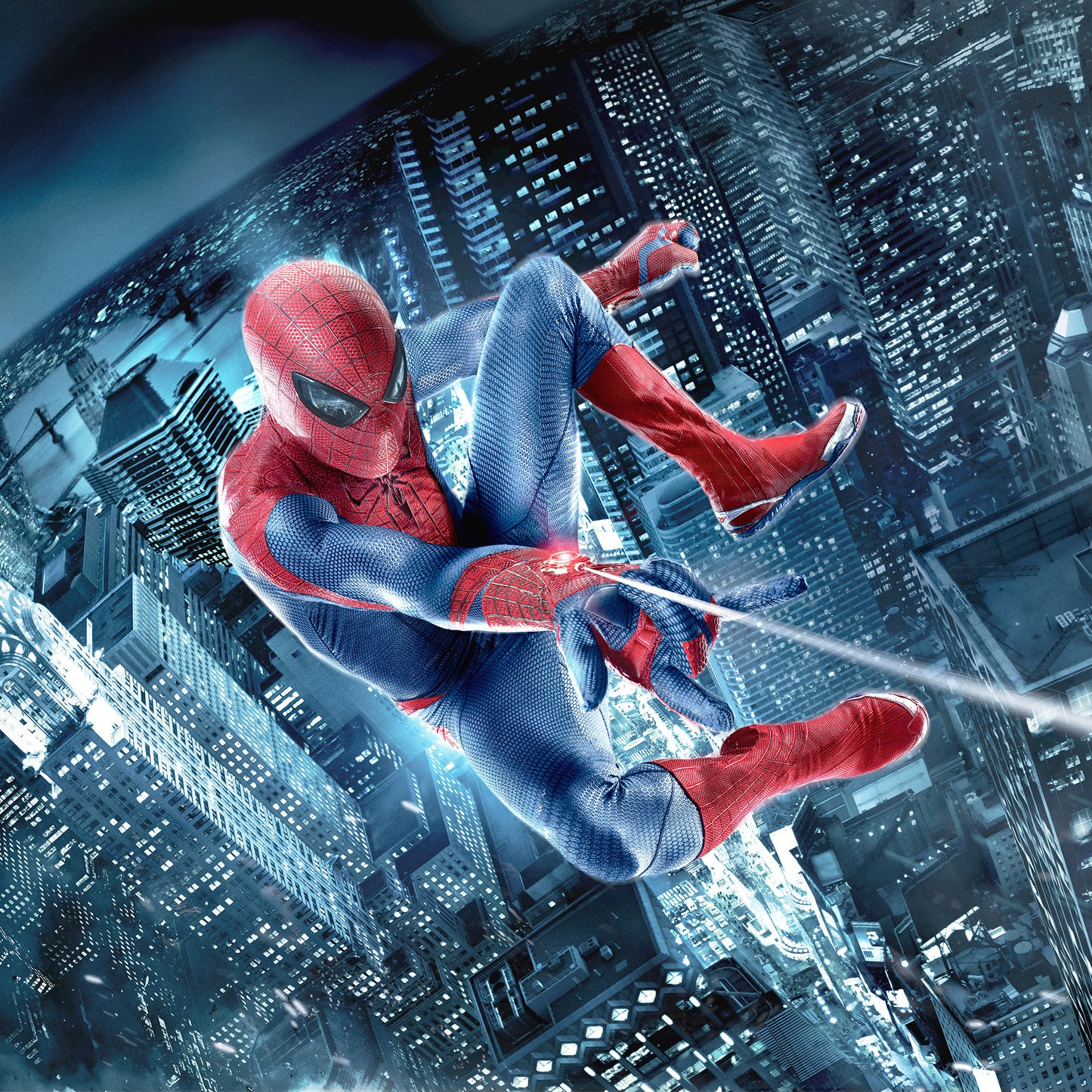 Persiana Enrollable Impresa Spiderman y Edificios