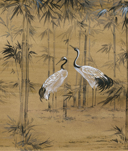 Garzas en Bosque de Bamboo - Dawn