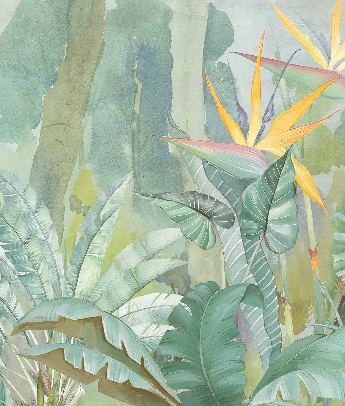 Acuarela Jardín Tropical