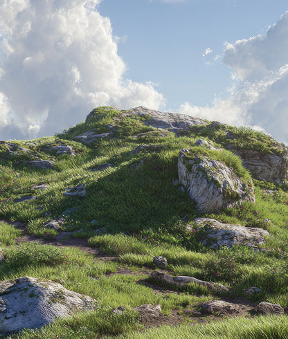 Paisaje Colina Nueva Zelanda