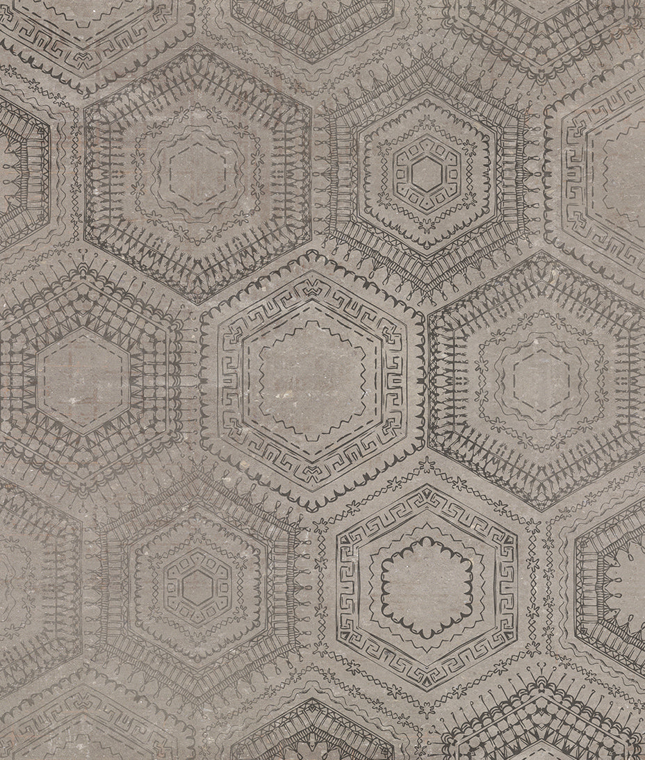 Patrón Geométrico Estilo Mármol I