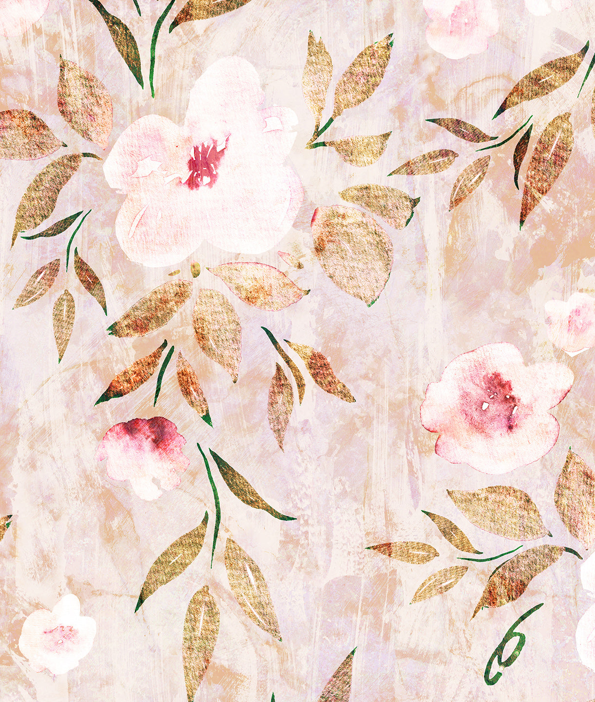 Fondo Floral Dulce Y Tierno